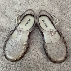 Mini Melissa Possession Sandals Size 10 Clear